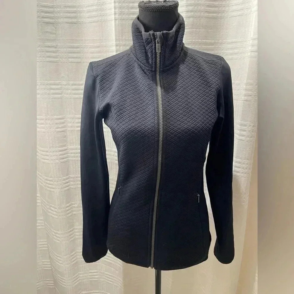 Columbia zip up sweater black